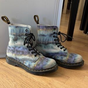 Dr. Martens Multicolor Tie-Dye Boots